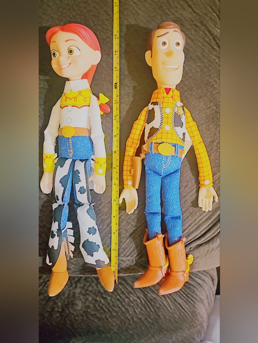 Disney Jessie & Woody Plush Doll Set - Red, Yellow, Blue & Brown